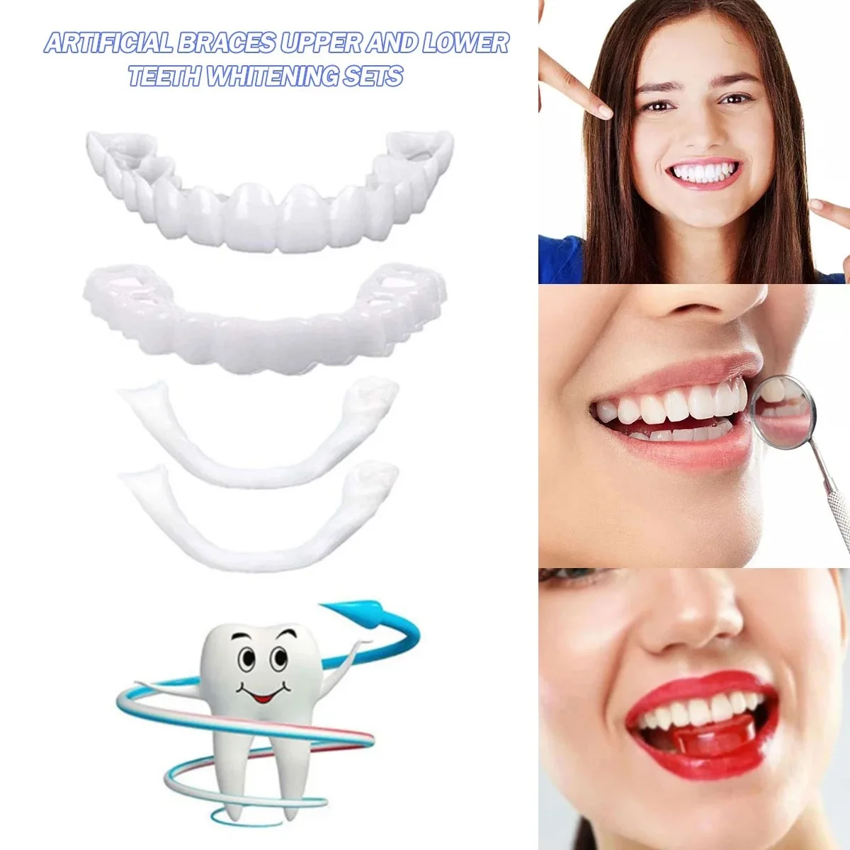 Teeth Whitening With Braces - Diş Kaplamaları Beyazlatma Protezleri Diş Telleri