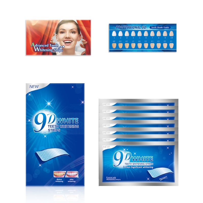 Teeth Whitening Effective - 7 çift büyülü diş beyazlatma etiketi