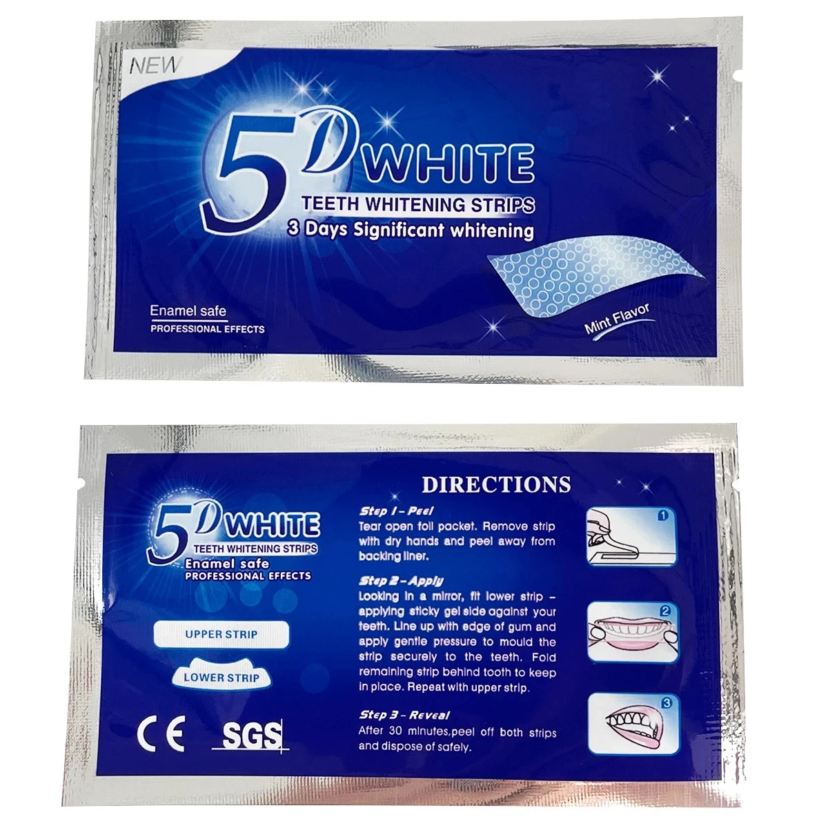Teeth Whitening Effective - 1 kutu/2 kutu Beyazlatıcı Bantlar Diş