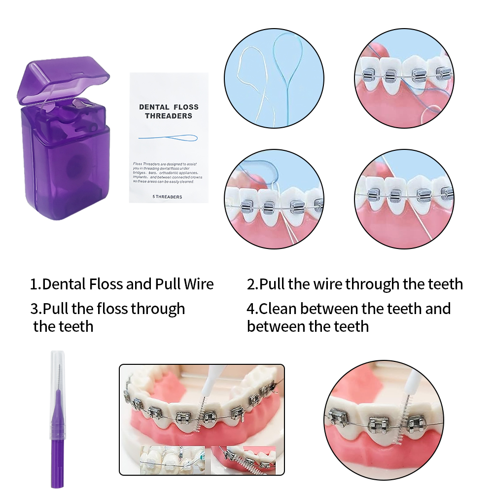 8 adet/takım ortodonti diş bak - Teeth Whitening With Braces incelemesi ve fiyatı