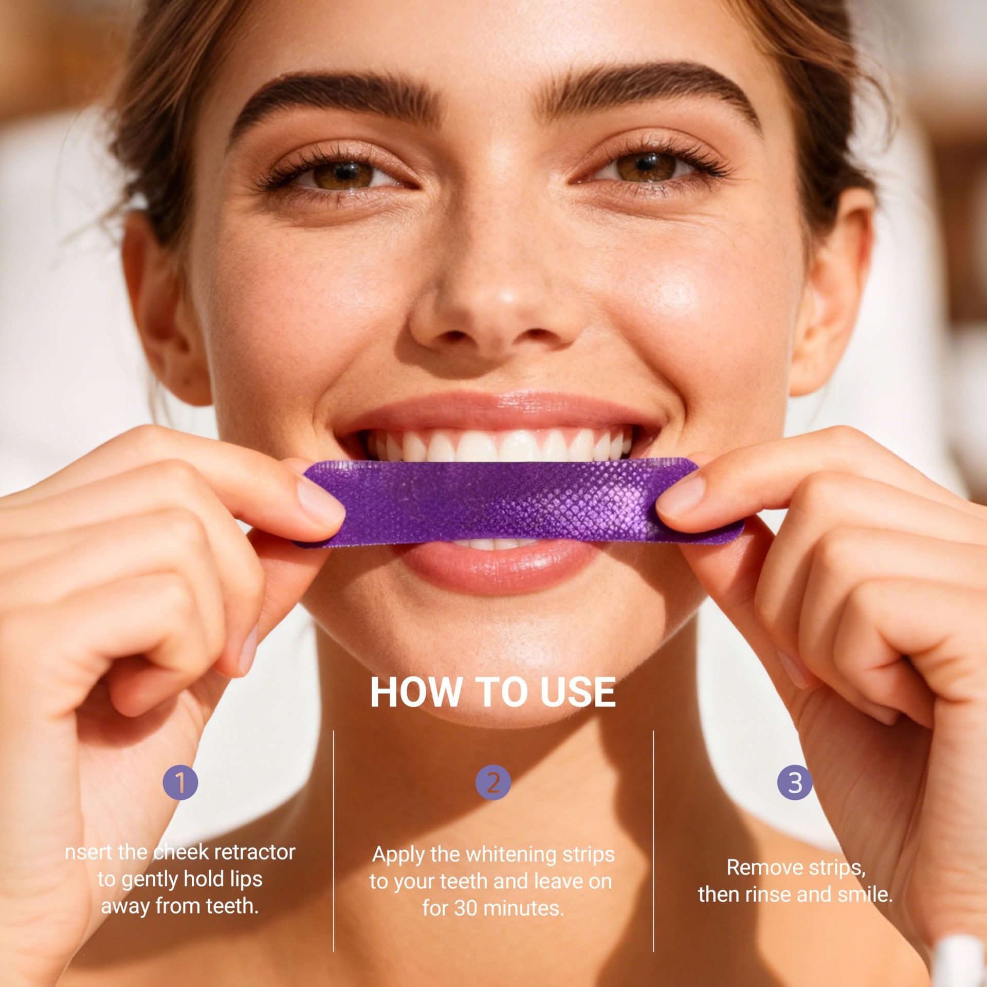 Mor Diş Beyazlatma Bantları 14 - Teeth Whitening Effective incelemesi ve fiyatı