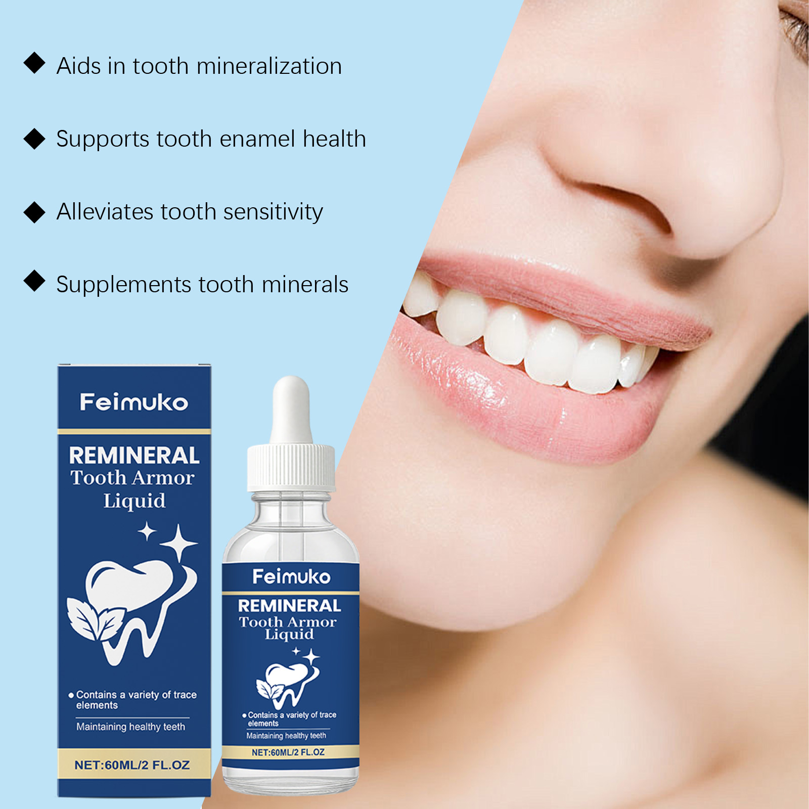 Diş Bakım Sıvısı Hidroksiapati - Teeth Whitening Effective incelemesi ve fiyatı